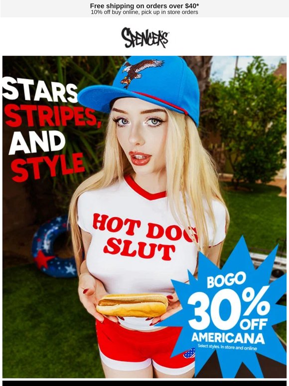 BOGO 30% off red, white & you❤️🤍💙
