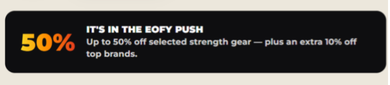 Up to 50% off Benches | EOFY Sale 2026