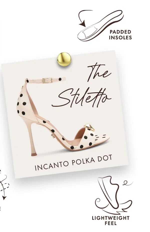 Incanto Polka Dot Heel