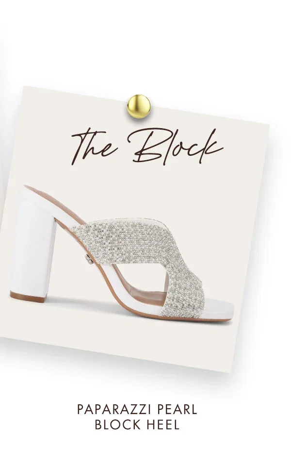 Paparazzi Pearl Block Heel