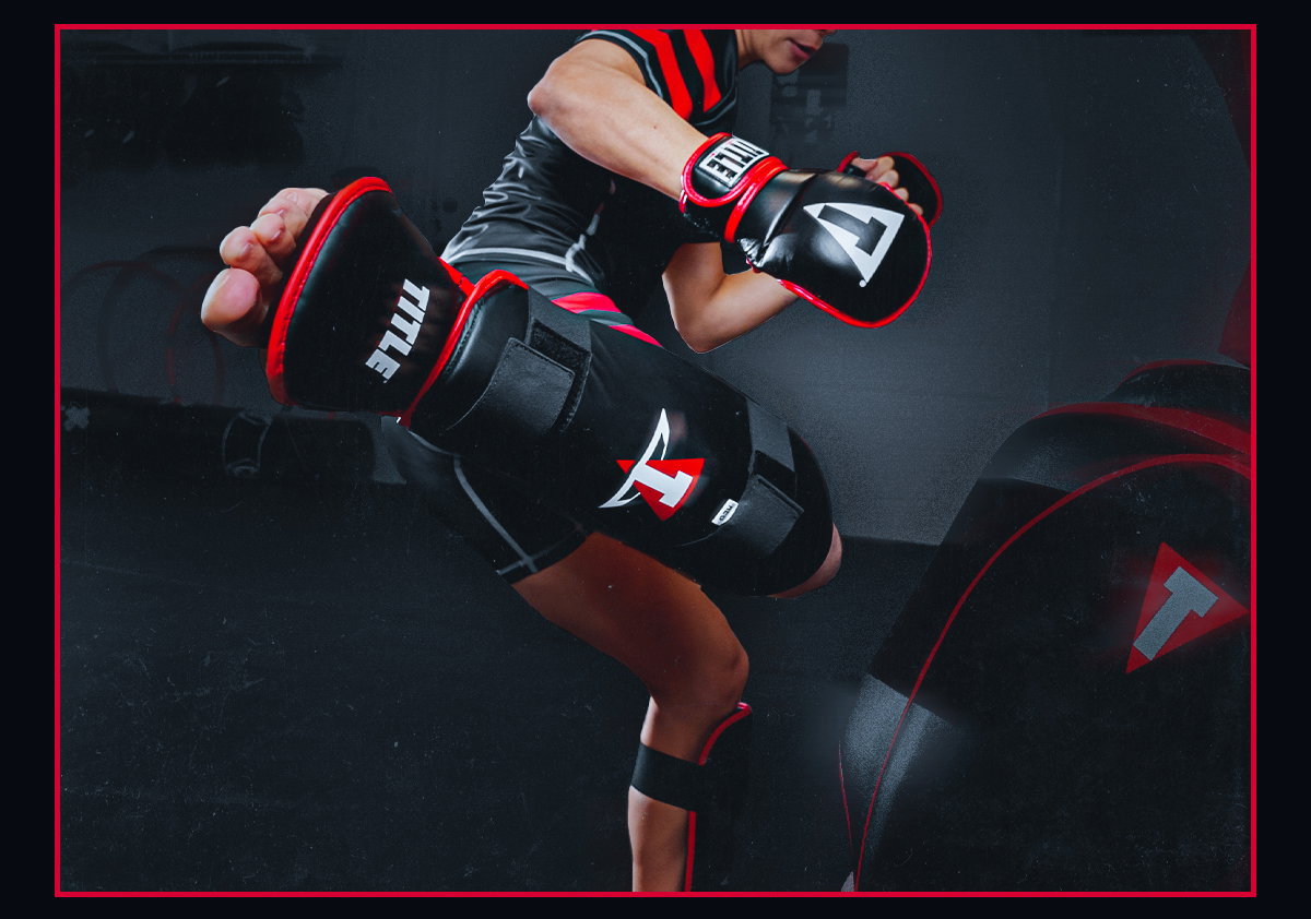 SHOP TITLE MMA CONFLICT STAND UP SHIN GUARDS