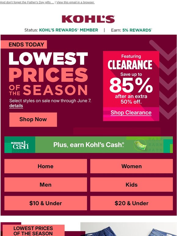 HOURS LEFT for Lowest Prices of the Season + up to 85% off clearance 🚨