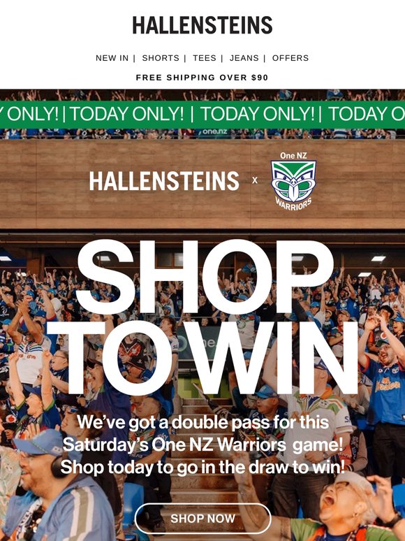 Shop today, win big 🏉
