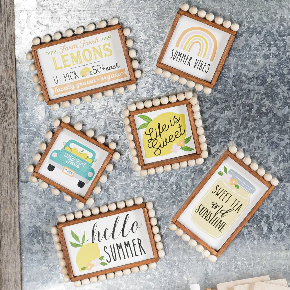 Farmhouse Style Sweet Summertime Magnets Craft Kit
