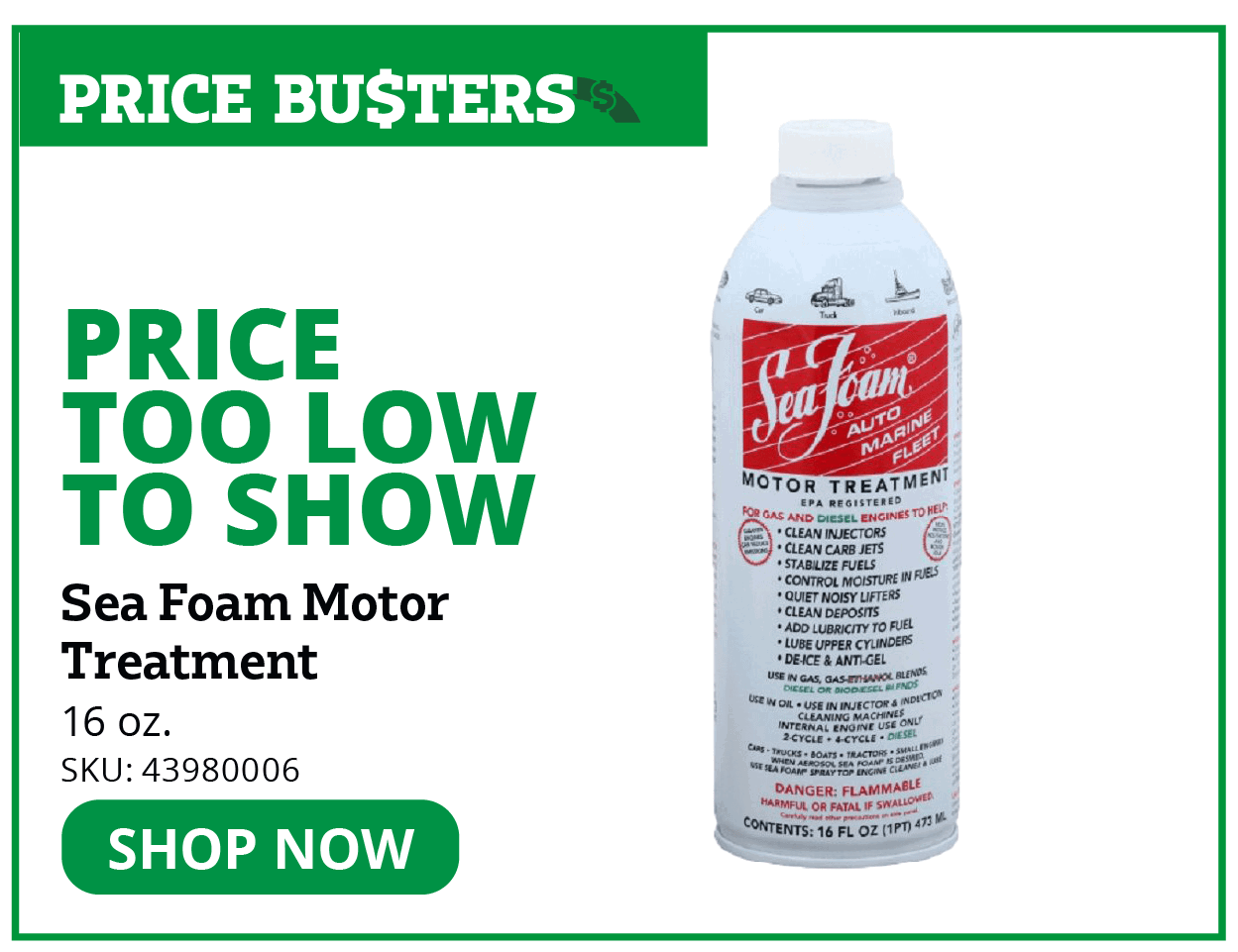 Sea Foam Motor Treatment
