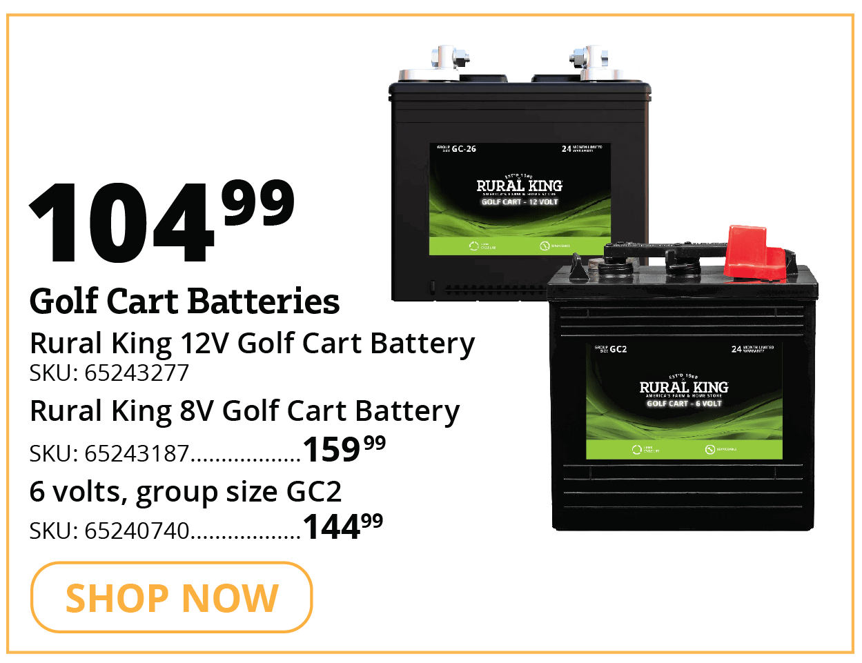 Golf Cart Batteries