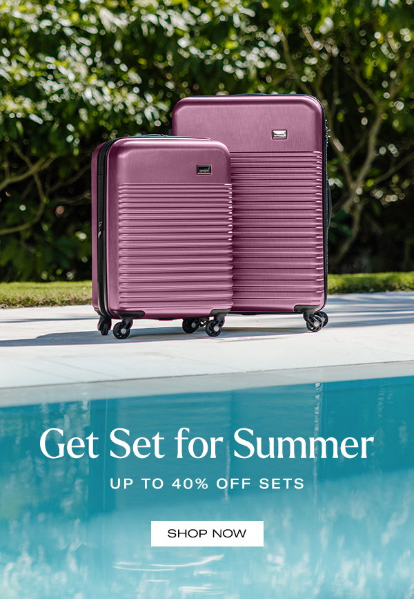 Shop Up to 40% Off Luggage Sets