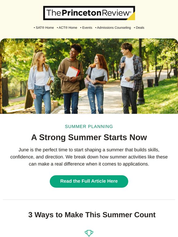 Kick off your summer plans