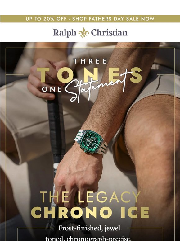 Our newest chronograph is now on sale for Father's Day 💎