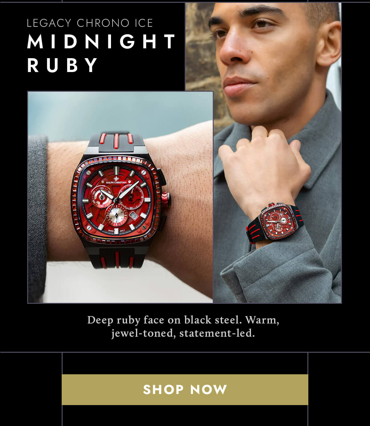 The Legacy Chrono Ice - Midnight Ruby 