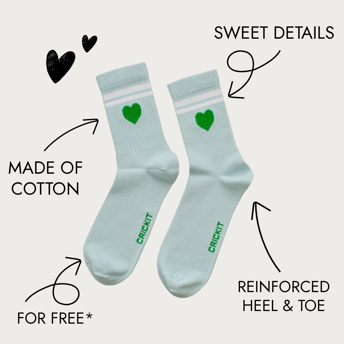 Gratis Socke 