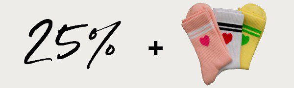 25% + Socke 
