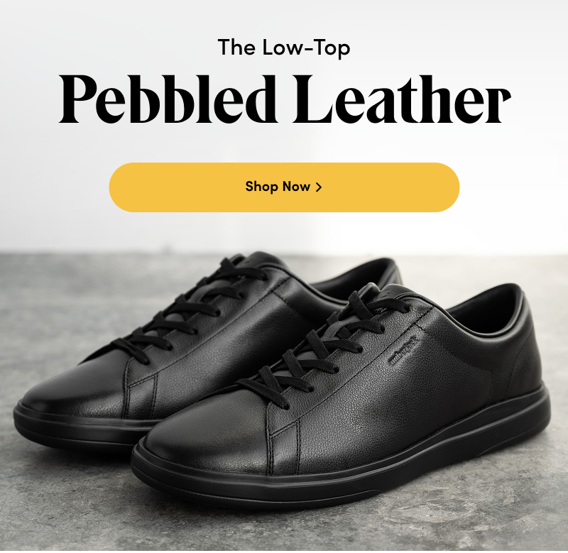 The Low-Top Pebbled Leather