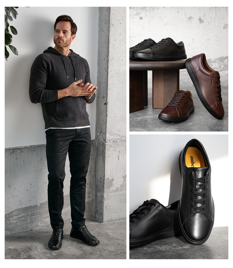 The Low-Top Pebbled Leather