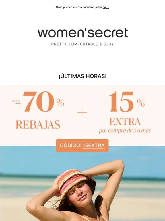 ¡ÚLTIMAS HORAS del 15% EXTRA ⏳ sobre los precios de REBAJAS!