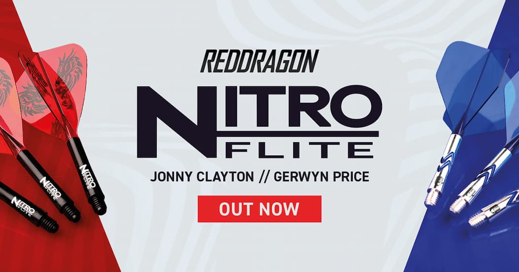 New Red Dragon Jonny Clayton and Gerwyn Price Nitro Flites - Out Now