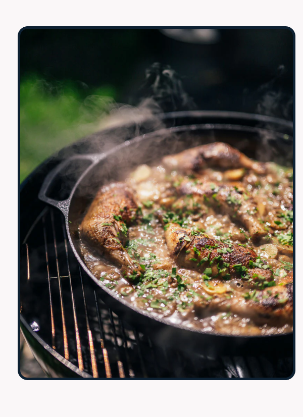 Beer-Braised Chicken Legs 