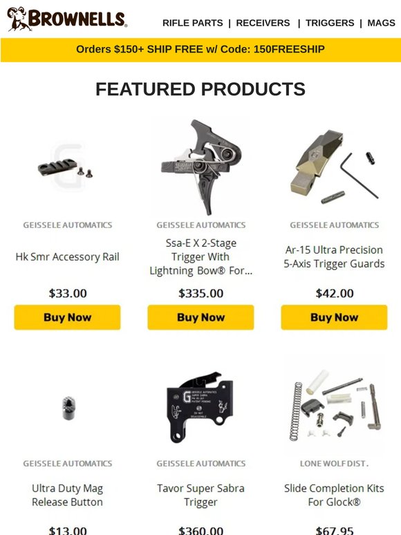 6.5 Parts Sale.  Last Chance to Save!