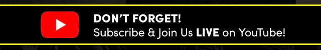 Don't Forget - Subscribe & Join Us LIVE on YouTube!