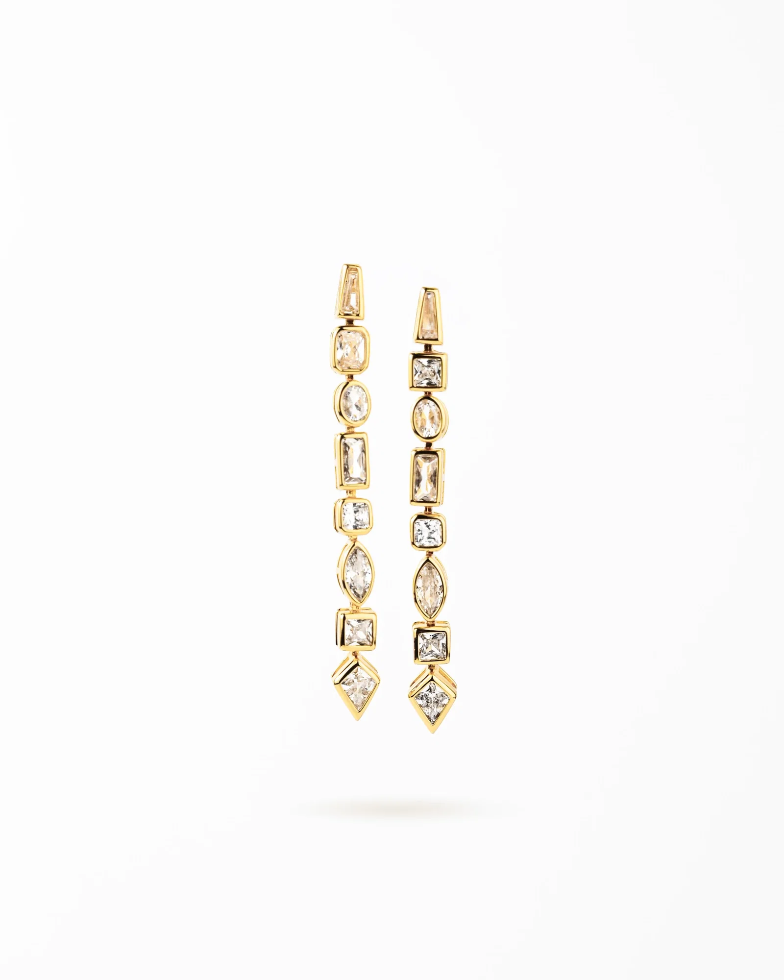 Image of Facet Earrings Gold