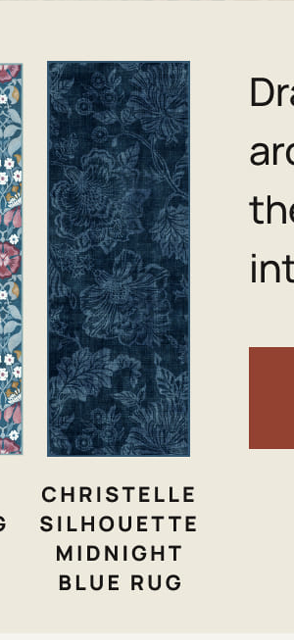 Christelle Silhouette Midnight Blue Rug 