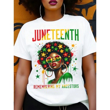 Juneteenth 1865 Freedom Black History Tee