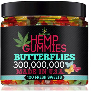 Hemp Fruity Fun Calming Butterfly Gummies 
