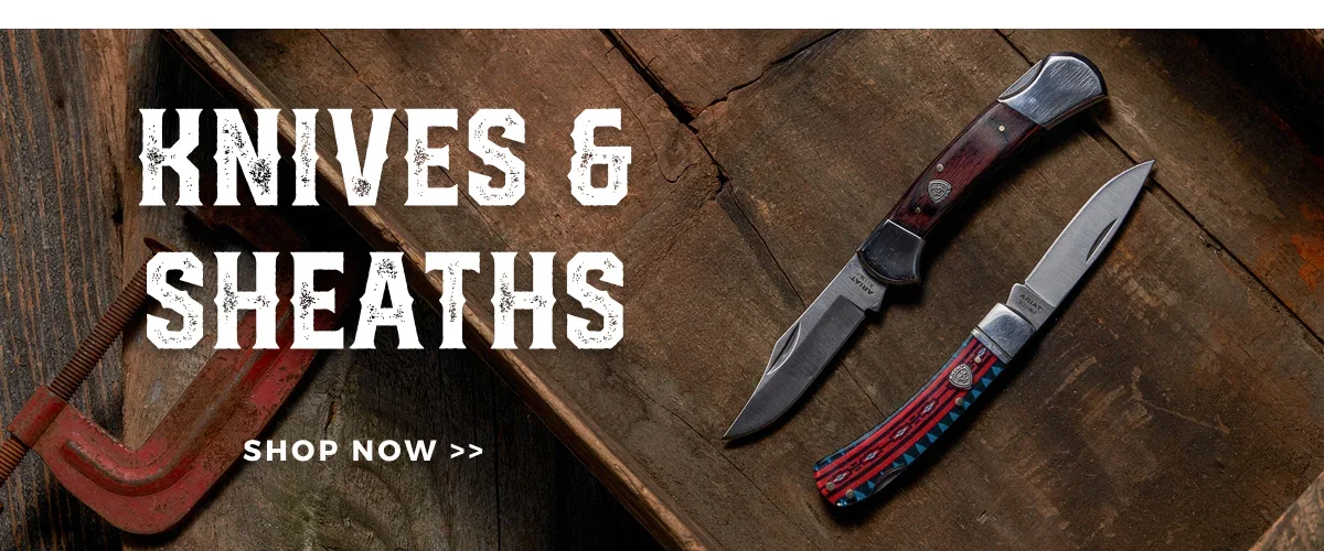 KNIVES & SHEATHS | SHOP SALE >>