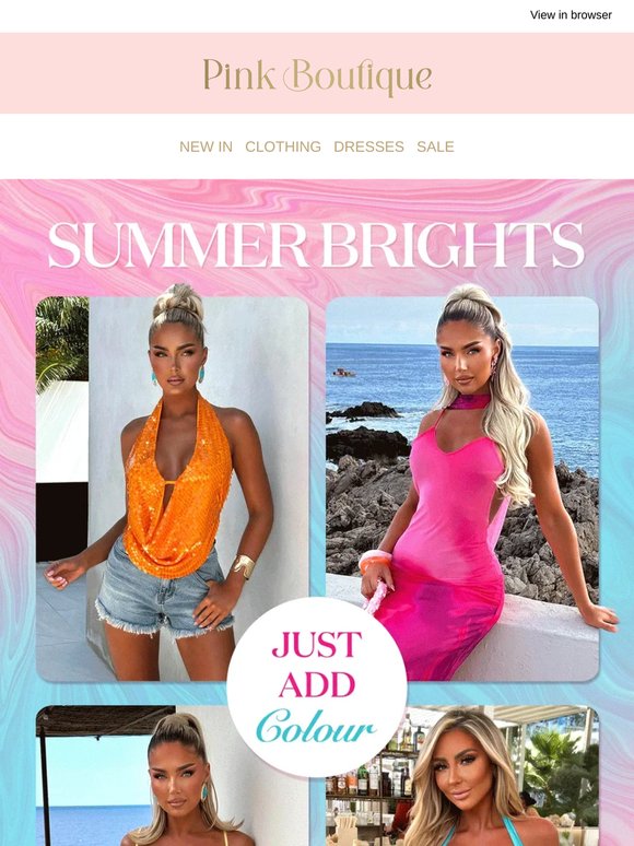 Summer Just Got Brighter  💖🌈