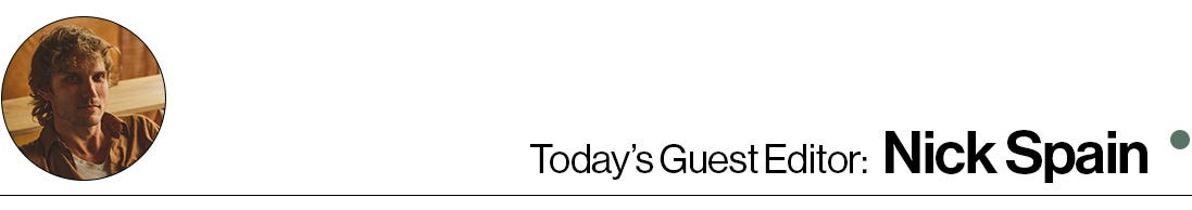 Today's Guest Editor: Nick Spain Today's Guest Editor: Nick Spain