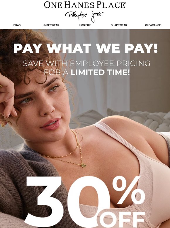 Use Our Employee Discount for 30% Off