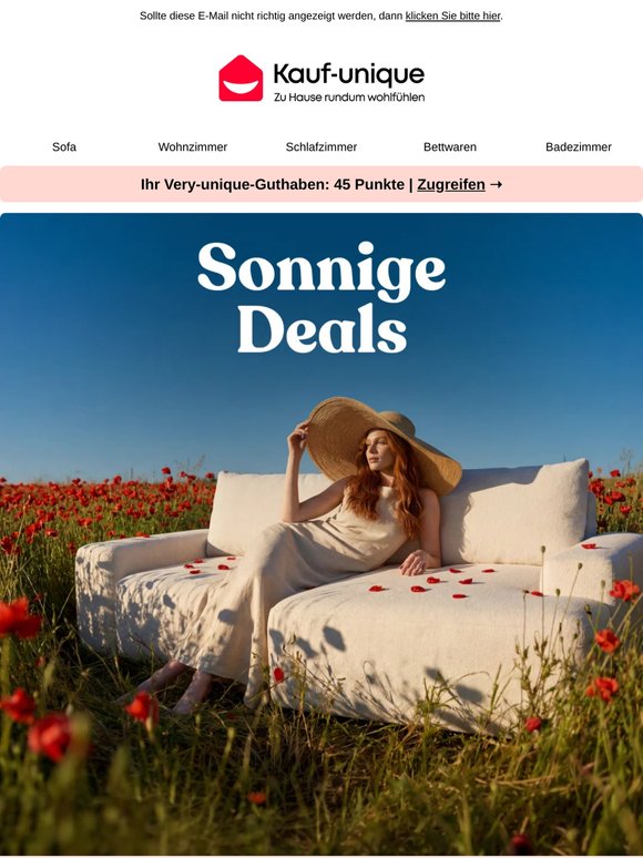 Sonnige Deals ☀️ Deine Sommerpläne beginnen hier