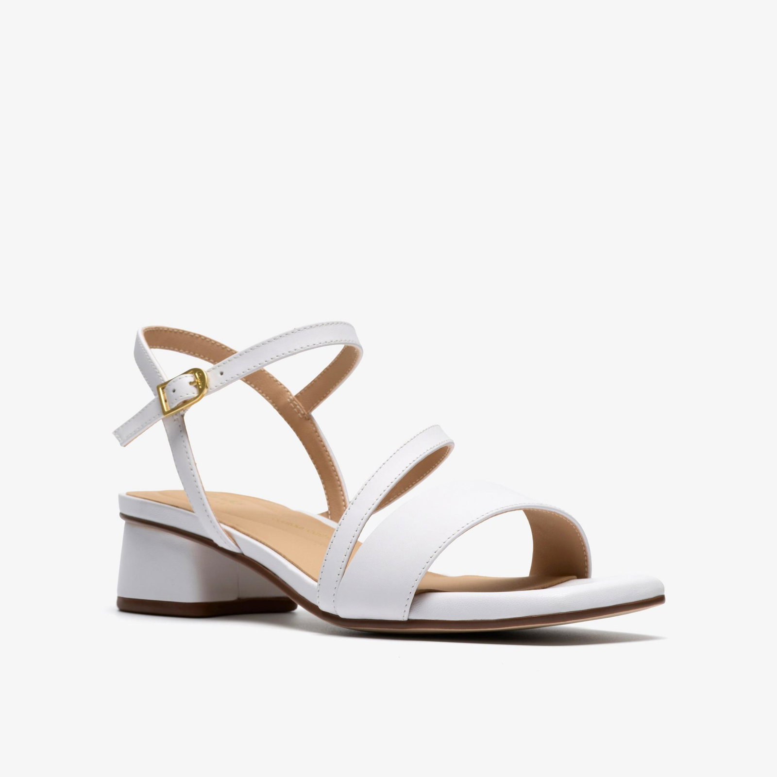 Shop Serina35 Strap White Leather