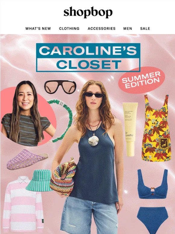 Caroline's summer closet