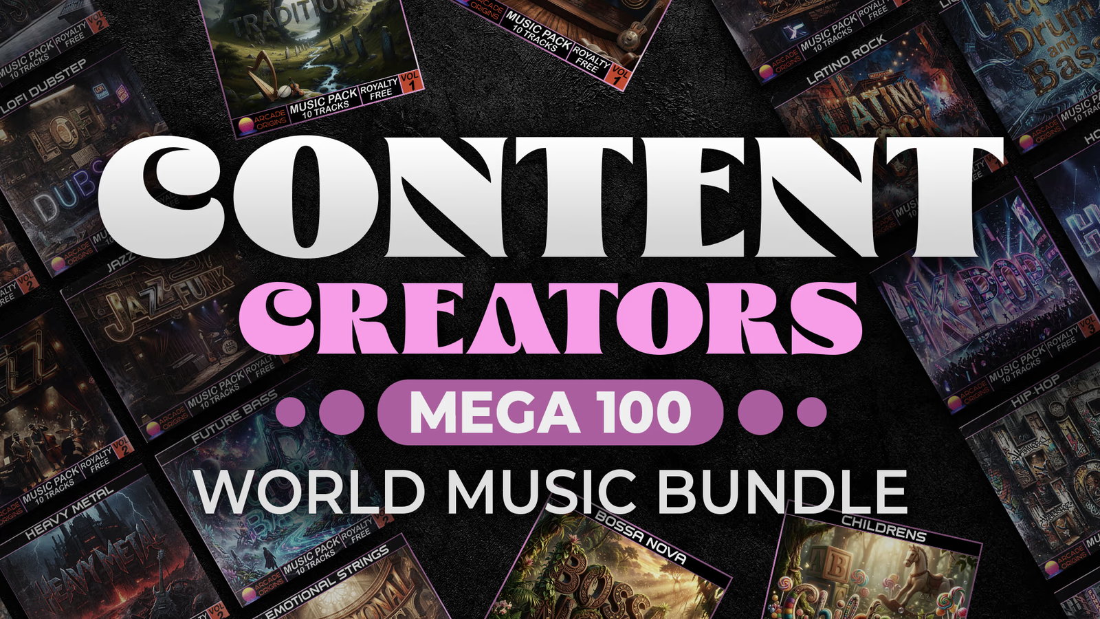 Content Creators Mega 100 World Music Bundle