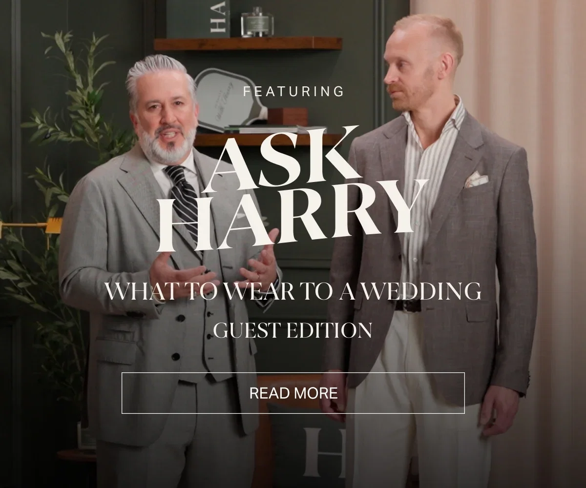 Ask Harry: What to Wear to a Wedding