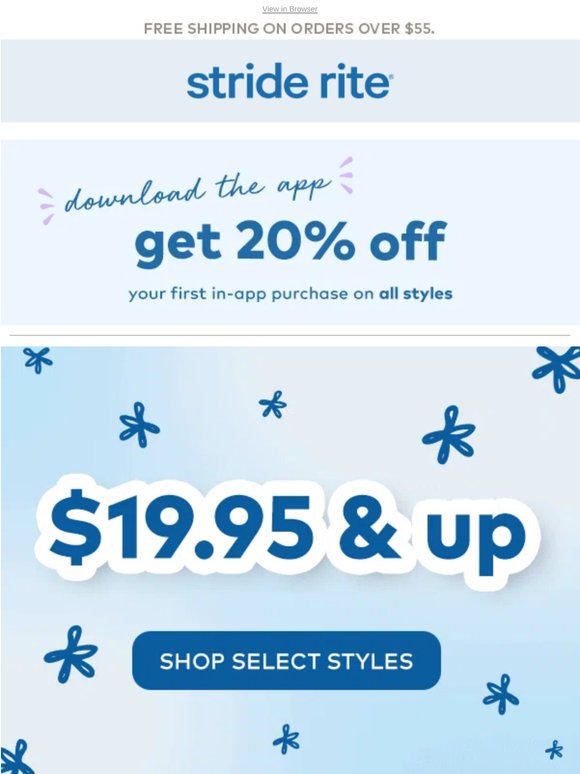 Styles from $19.95