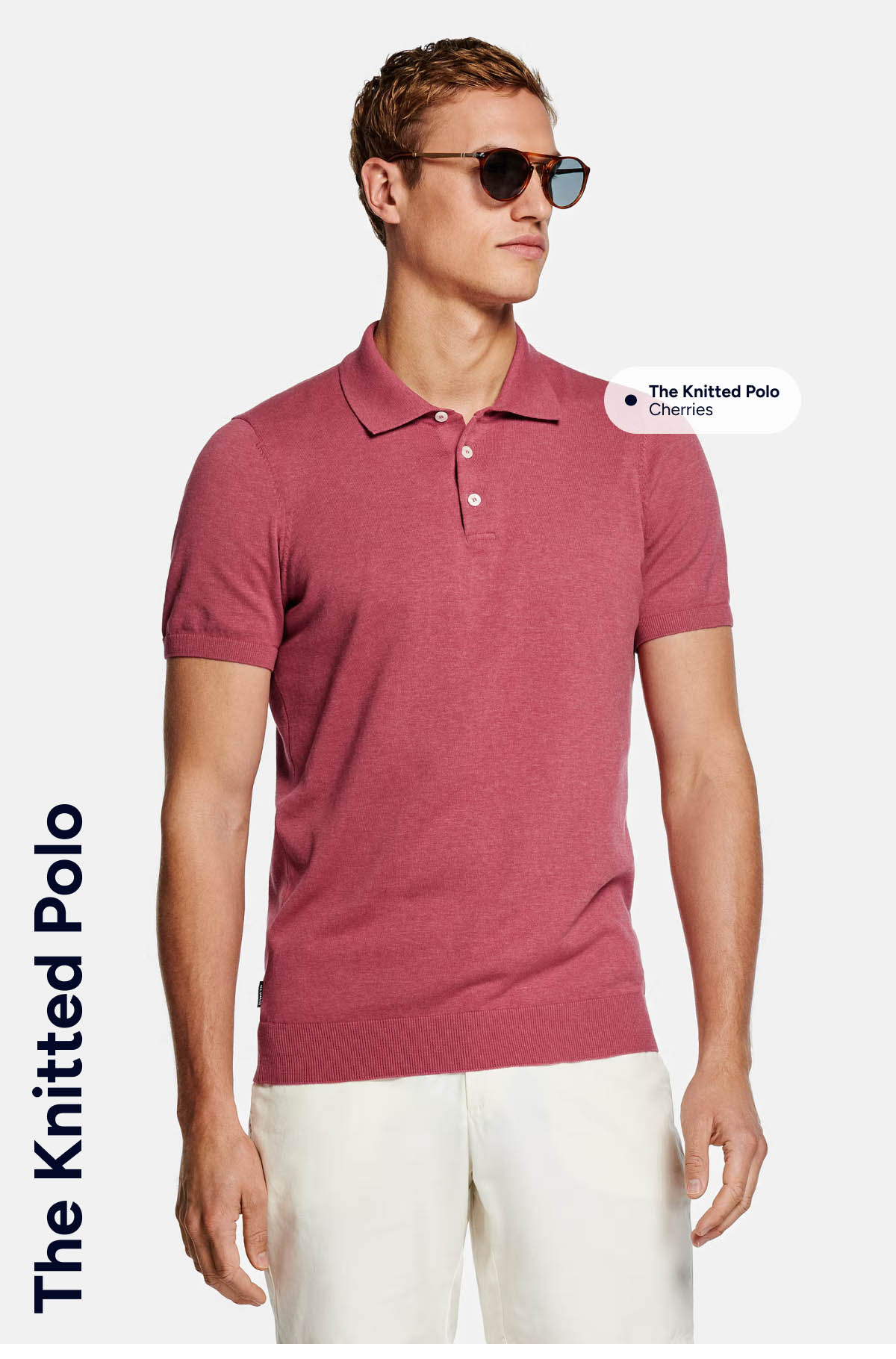 Cherries - The Knitted Polo