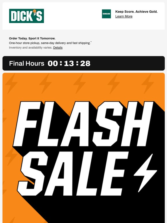 Don't miss up to 50% off the Flash SALE! ⏳