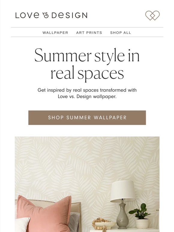See summer wallpaper in real spaces