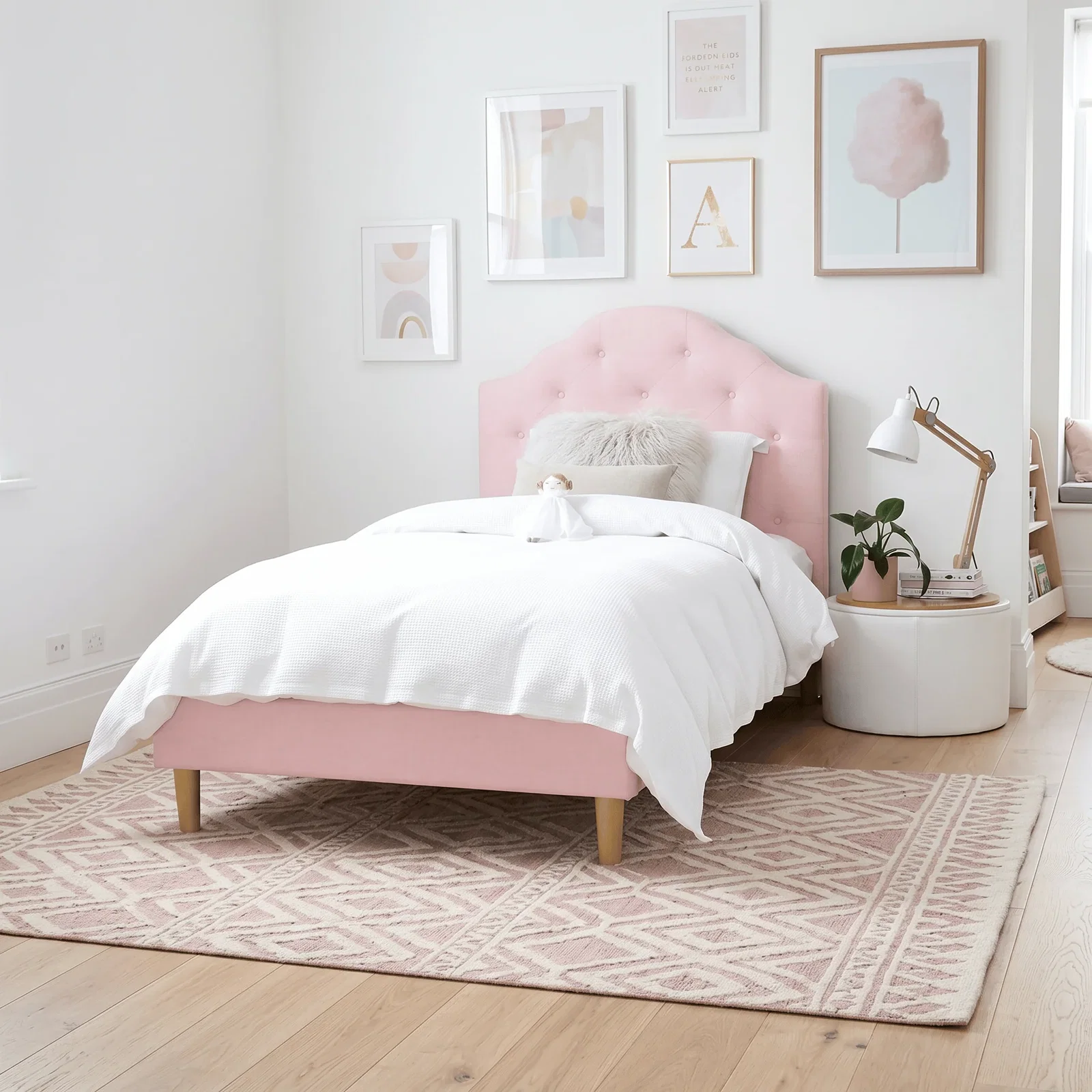Image of MIA King Single Upholstered Bed
