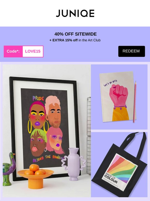 Love is love! 🌈🫰🏼 Pride Collection this June