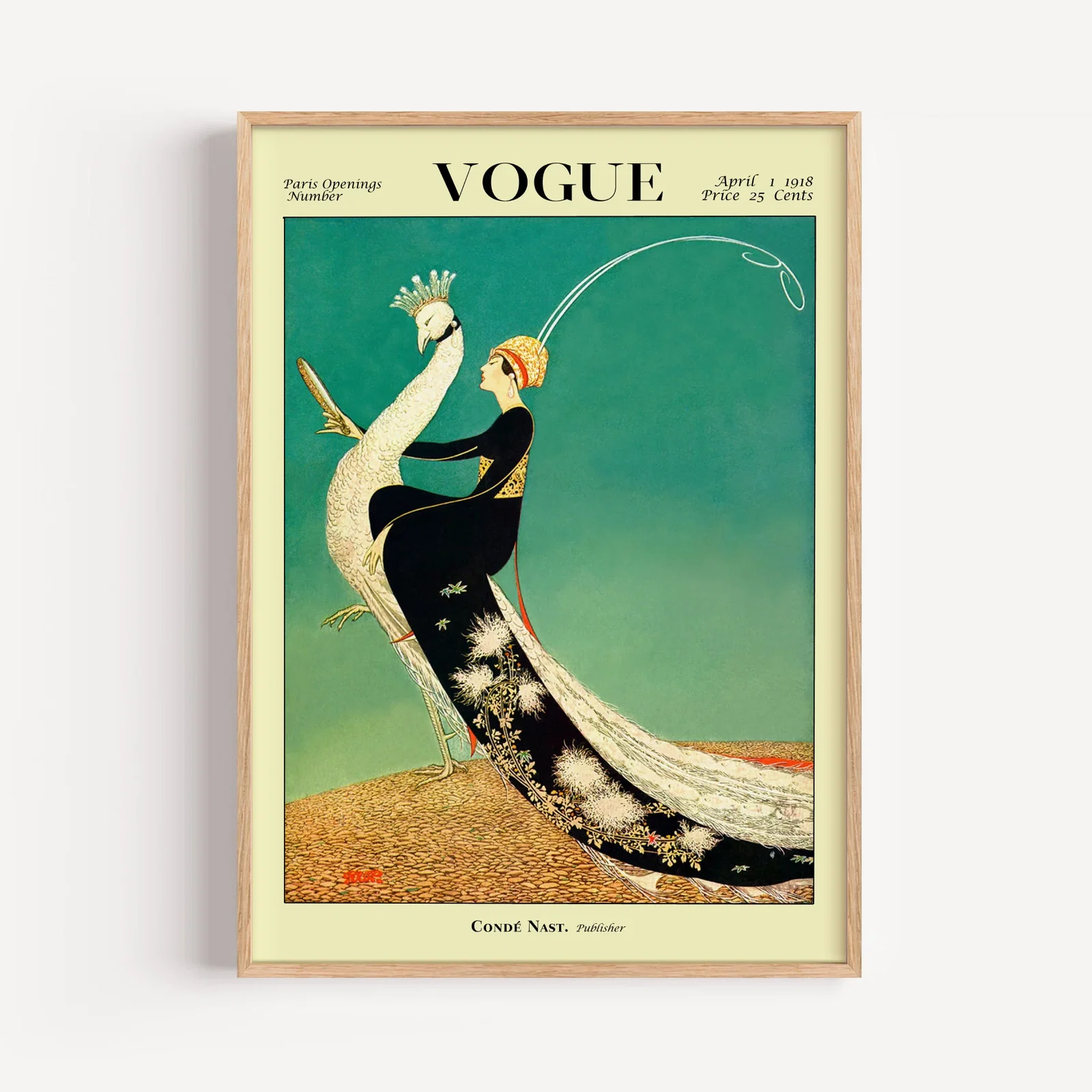 Image of Vogue Magazine Cover April 1918