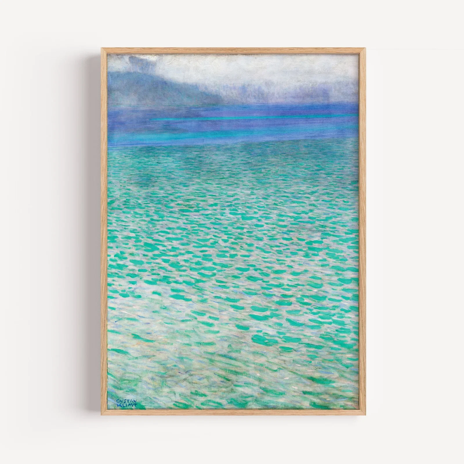 Image of Lake Attersee by Gustav Klimt Art Print