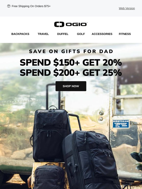 20% Off Gifts For Dad Ends Soon