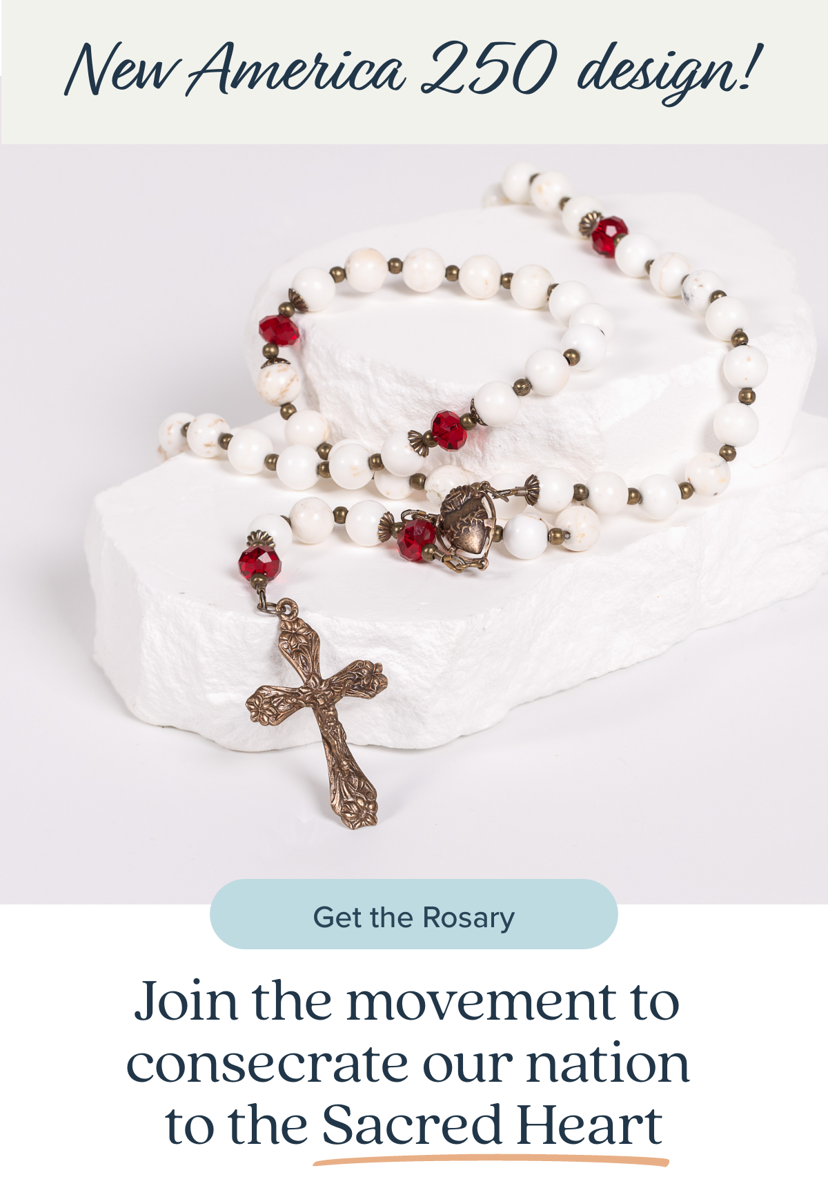 Join the movement to consecrate our nation to the Sacred Heart. Get the Rosary