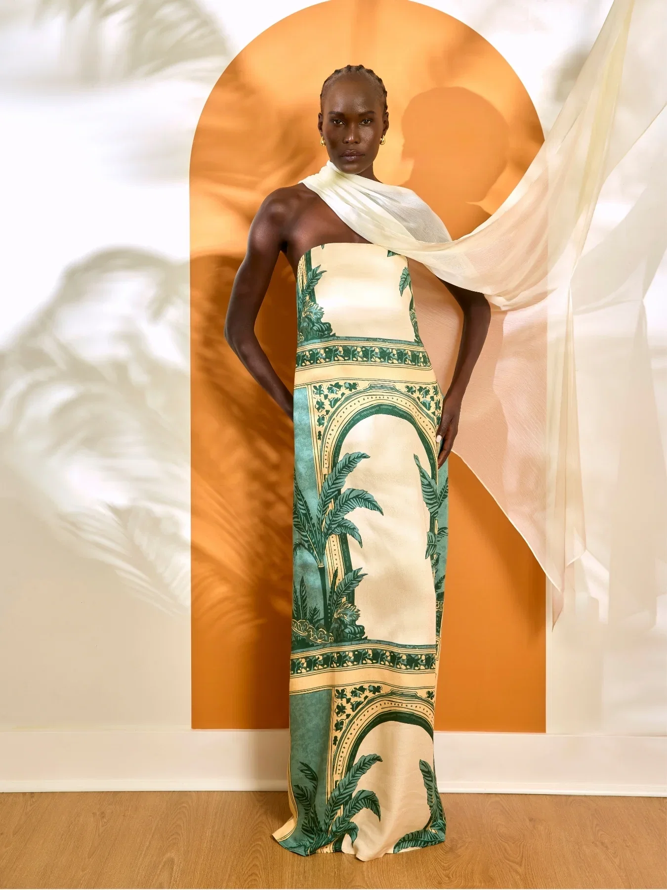 Image of Tubi Ben FSC® Certified Viscose Dress - Viva Olive