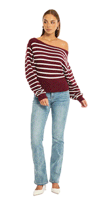 Denim Straight Jeans Low Rise Stretch