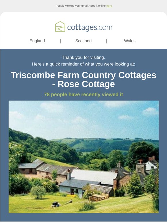 Thank you for visiting cottages.com