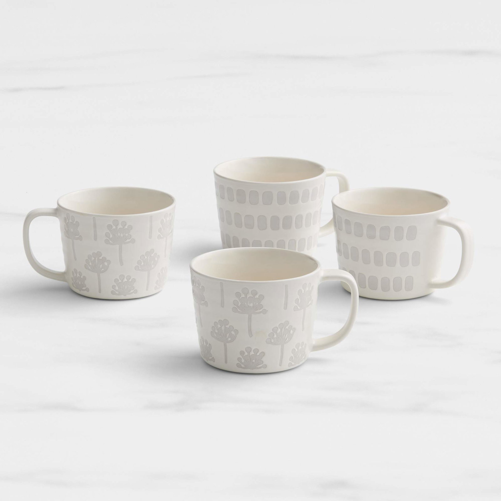 Salisbury & Co Folklore Mug 450mL Set of 4 Natural